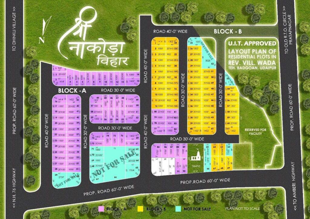 Shree Nakoda Vihar Map - Top Housing Projects in Udaipur