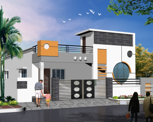 Image of a house showing about Dhanvi builders-Construction company in udaipur